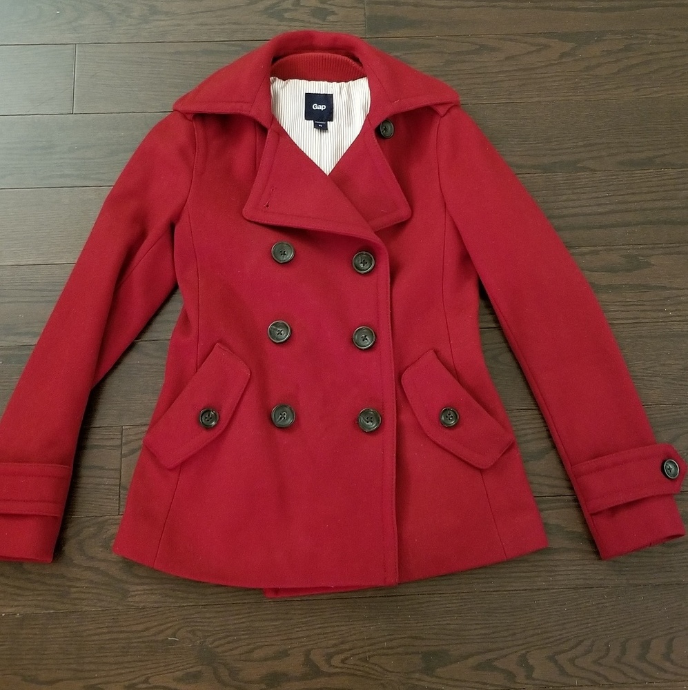 Gap military wool peacoat